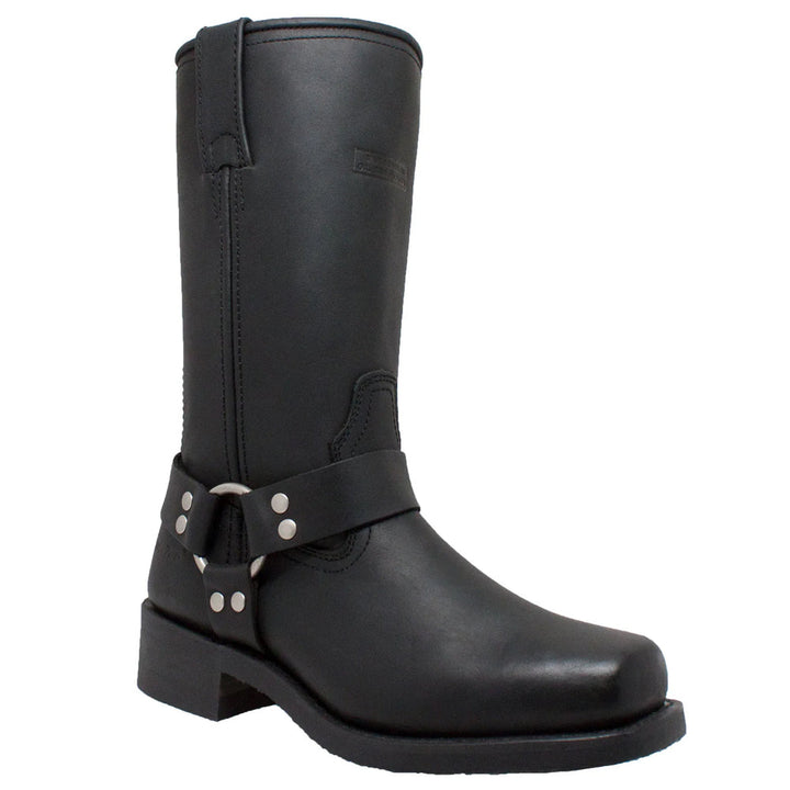 2442 Women's Harness Boot-Black Women's Footwear Adtec Footwear