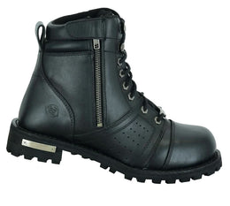 Hardtrack Men's 6"  Leather Boots – Black