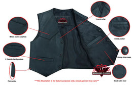 Barly  kids leather vest