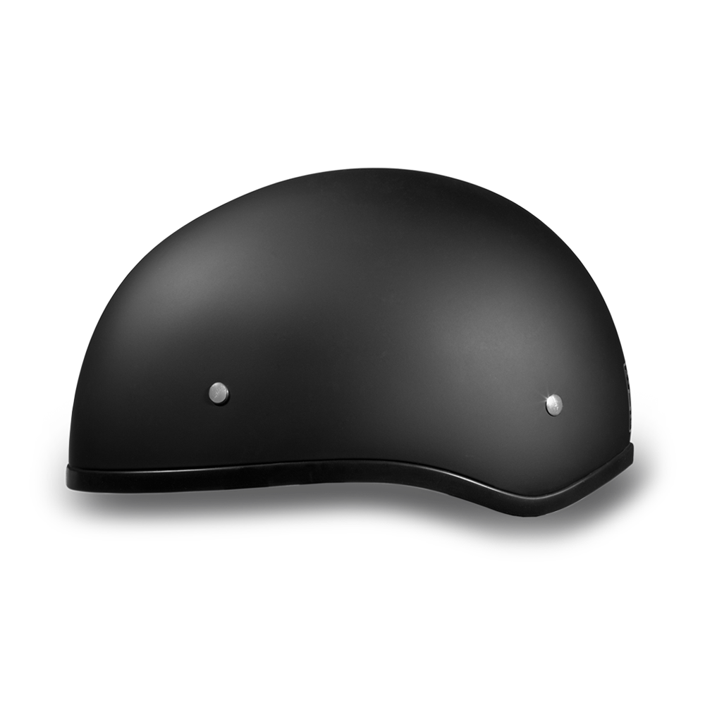 D1-BNS D.O.T. DAYTONA SKULL CAP W/O VISOR - DULL BLACK Helmets Daytona Helmets