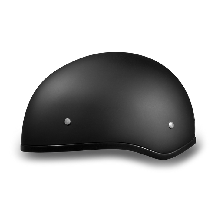 D1-BNS D.O.T. DAYTONA SKULL CAP W/O VISOR - DULL BLACK Helmets Daytona Helmets