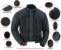 Drift  Men's Mesh Jacket  – Black