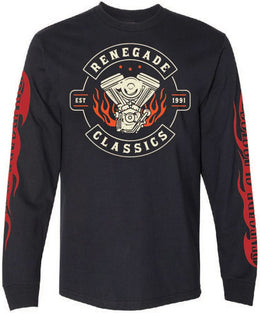 RC Rocker Vintage Men's Long Sleeve Shirt Shirts & Tops Renegade Classics