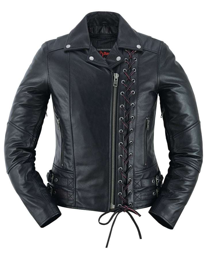 Black Pearl Women's Fashion Leather Jacket