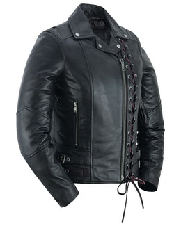 Black Pearl Women's Fashion Leather Jacket Women's Leather Jackets Renegade Classics