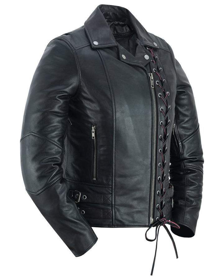 Black Pearl Women's Fashion Leather Jacket