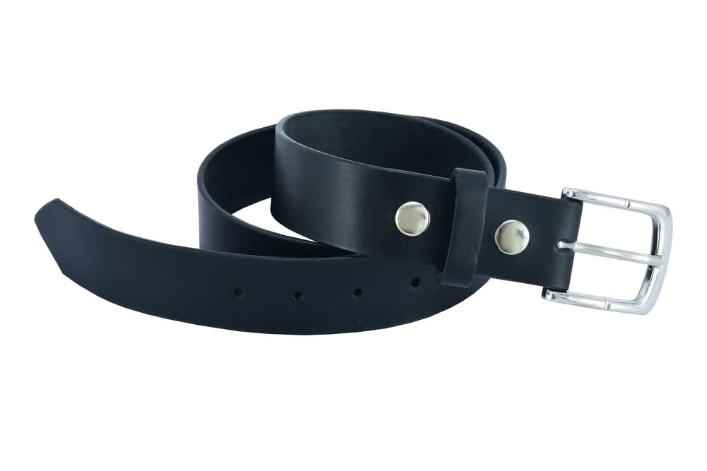 BLT The Iconic Black Genuine Leather Belt Biker Accessories Renegade Classics