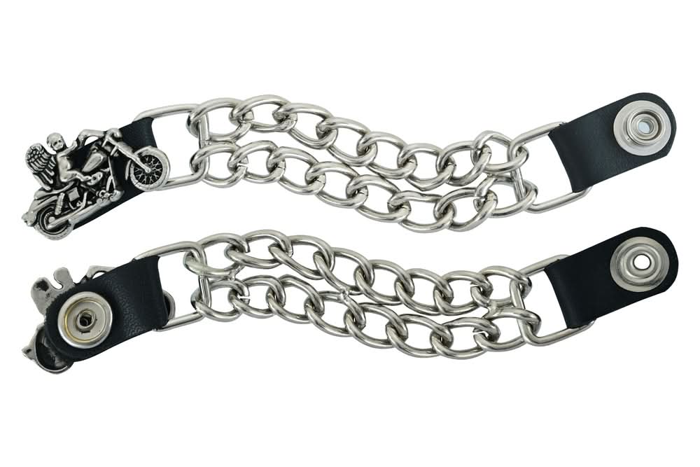 PKV128D Vest Extender - Angel on Bike Vest Extenders Renegade Classics