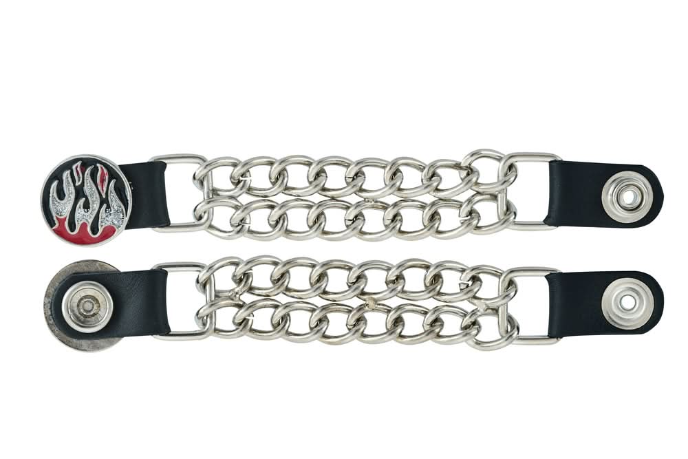 PKV144D Vest Extender - Flame Red/Silver Vest Extenders Renegade Classics