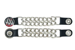 PKV144D Vest Extender - Flame Red/Silver Vest Extenders Renegade Classics