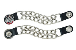 PKV144D Vest Extender - Flame Red/Silver Vest Extenders Renegade Classics