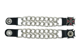 PKV146D Vest Extender - Iron Cross Red Vest Extenders Renegade Classics