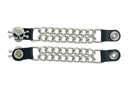 PKV147D Vest Extender - Skull W/Bones Vest Extenders Renegade Classics