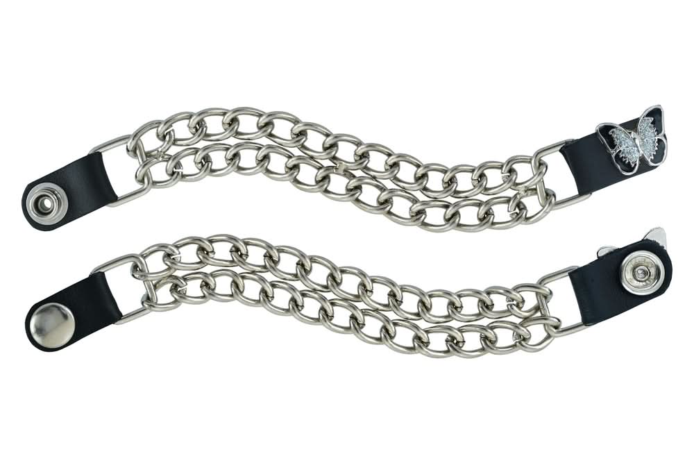 PKV155SD Vest Extender - Butterfly Silver Vest Extenders Renegade Classics