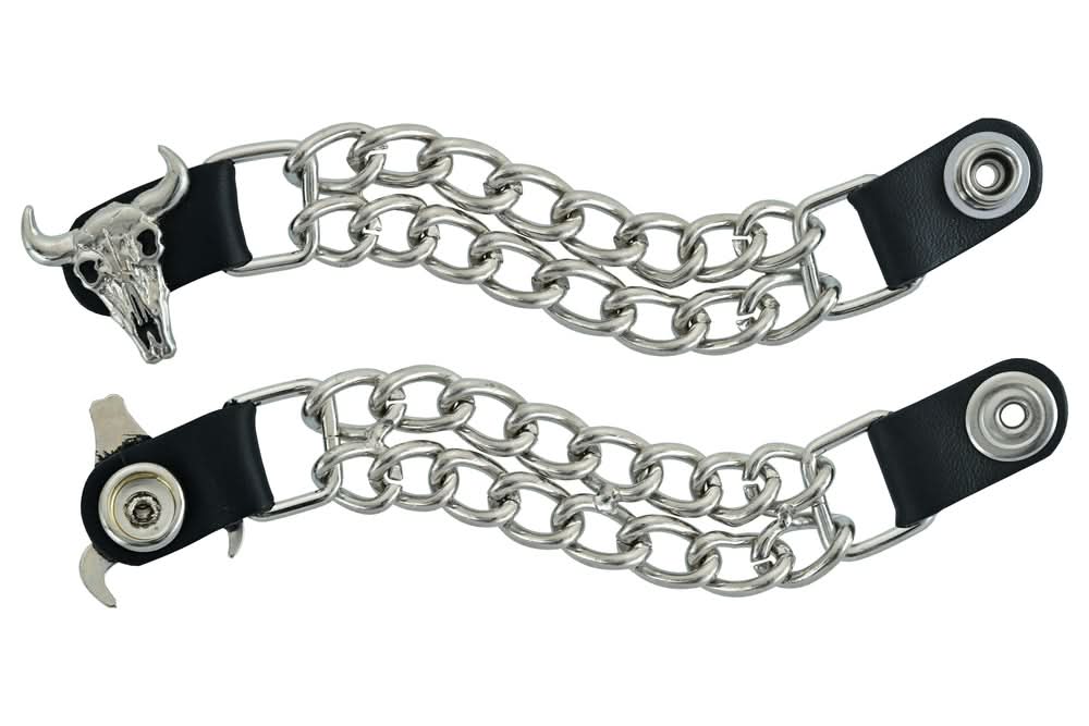 PKV156D Vest Extender - Cow Skull Vest Extenders Renegade Classics