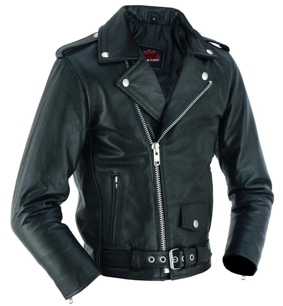 Karlos Kids Leather Jacket