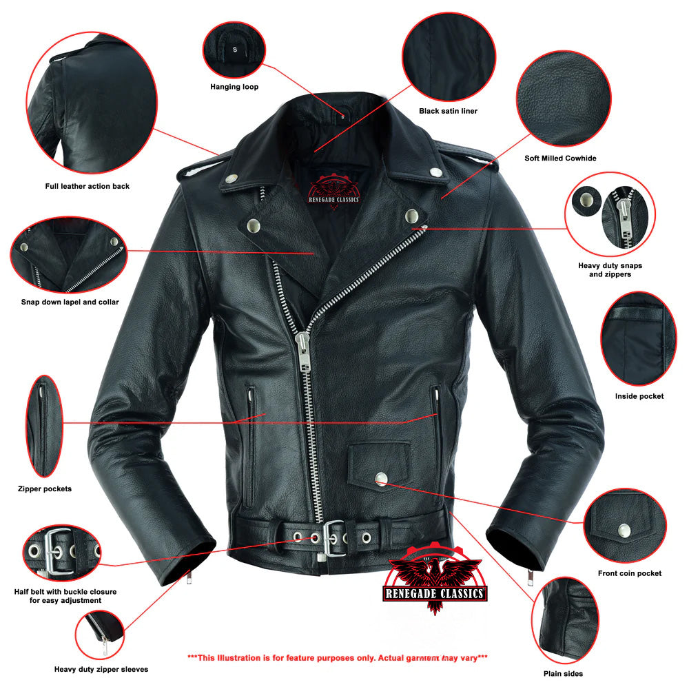 Karlos Kids Leather Jacket