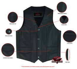 Vestivo kids leather vest