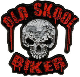 Hot Leathers 4" x 4" Old Skool Biker Patch