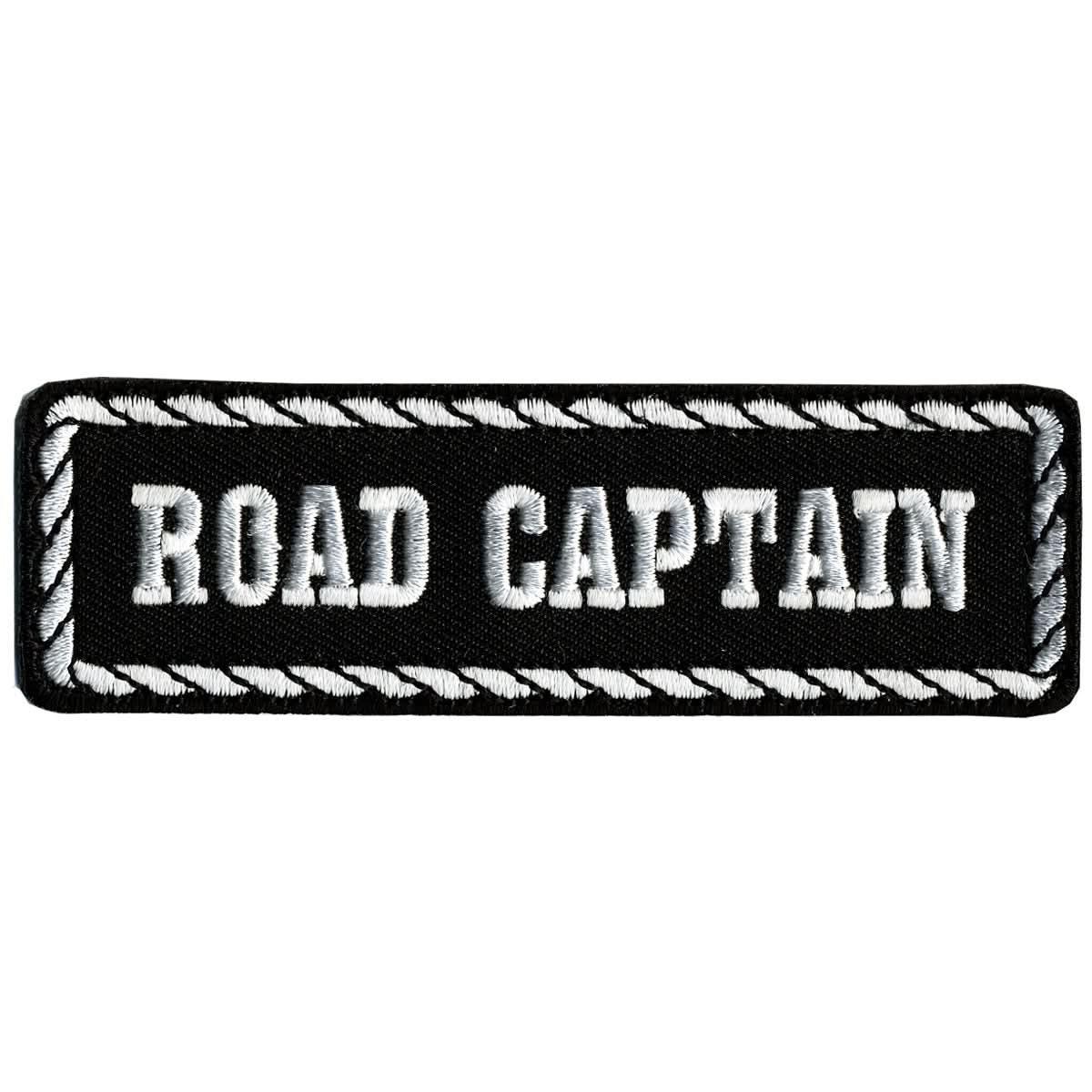 Hot Leathers Road Captain 4" x 1" Patch