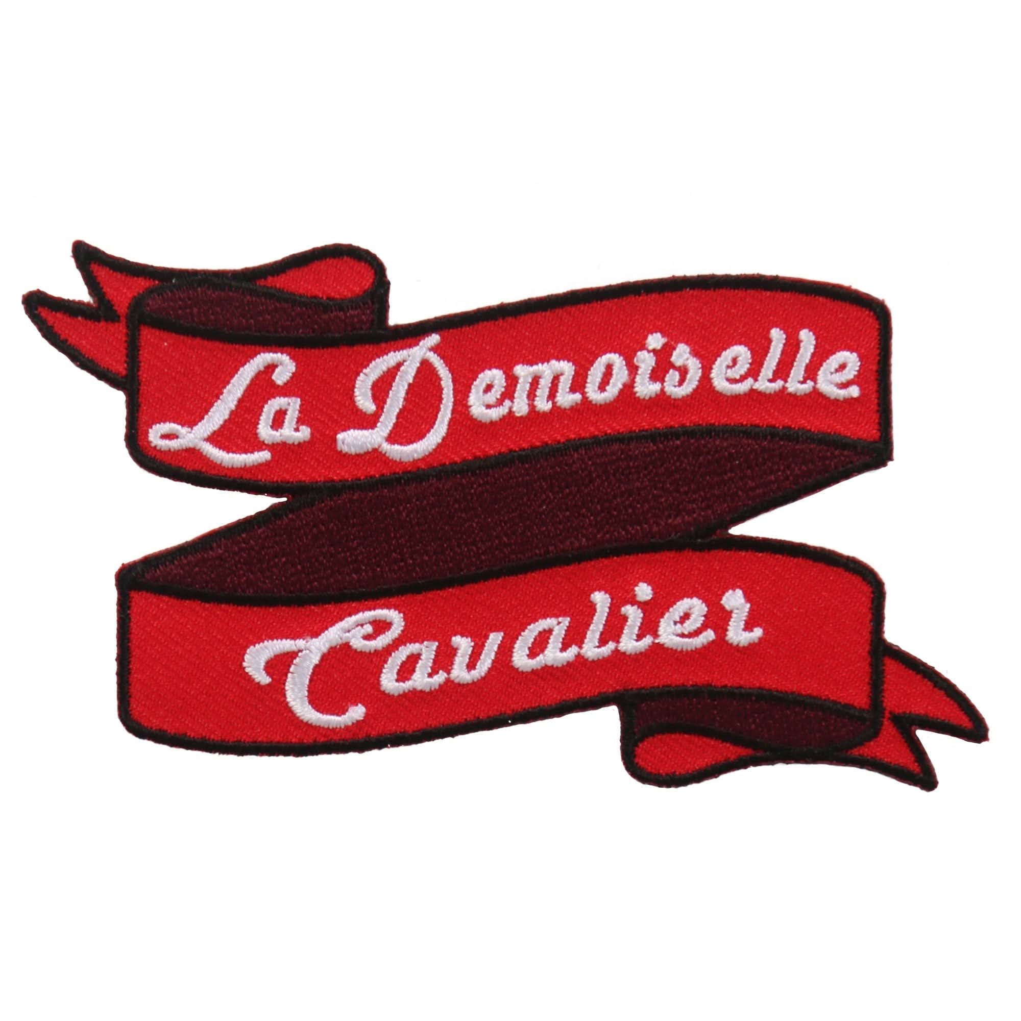Hot Leathers La Demoiselle Cavalier 4"x2" Patch