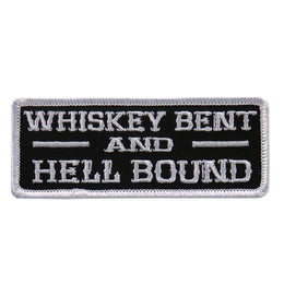 Hot Leathers Whiskey Bent 4"x2" Patch