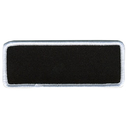 Hot Leathers Blank w/ White Trim 4" x 1.5" Patch