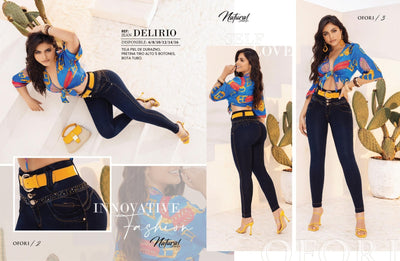 DELIRIO 100% Authentic Colombian Push Up Jeans