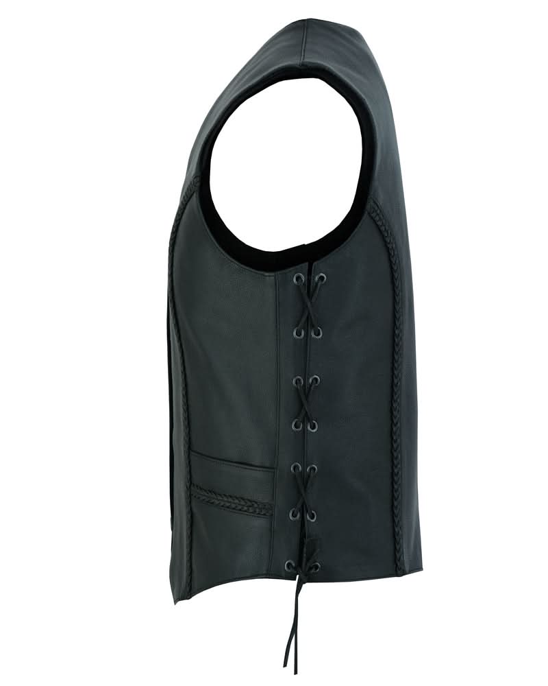 Enchantia Women's leather motorcycle vest Women's Leather Vests Renegade Classics