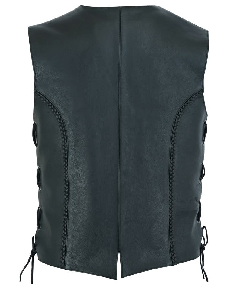 Enchantia Women's leather motorcycle vest Women's Leather Vests Renegade Classics