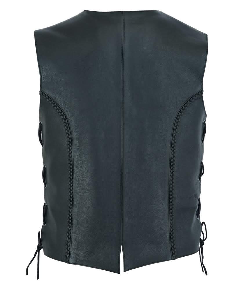 Enchantia Women's leather motorcycle vest Women's Leather Vests Renegade Classics