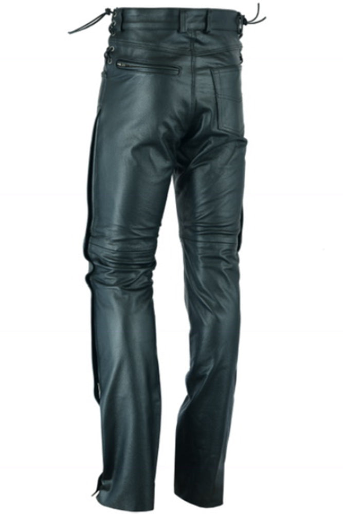 Road Rage Black leather motorcycle chaps Chaps & Pants Renegade Classics