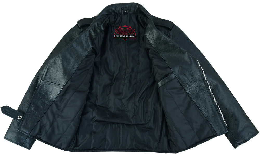 Karlos Kids Leather Jacket