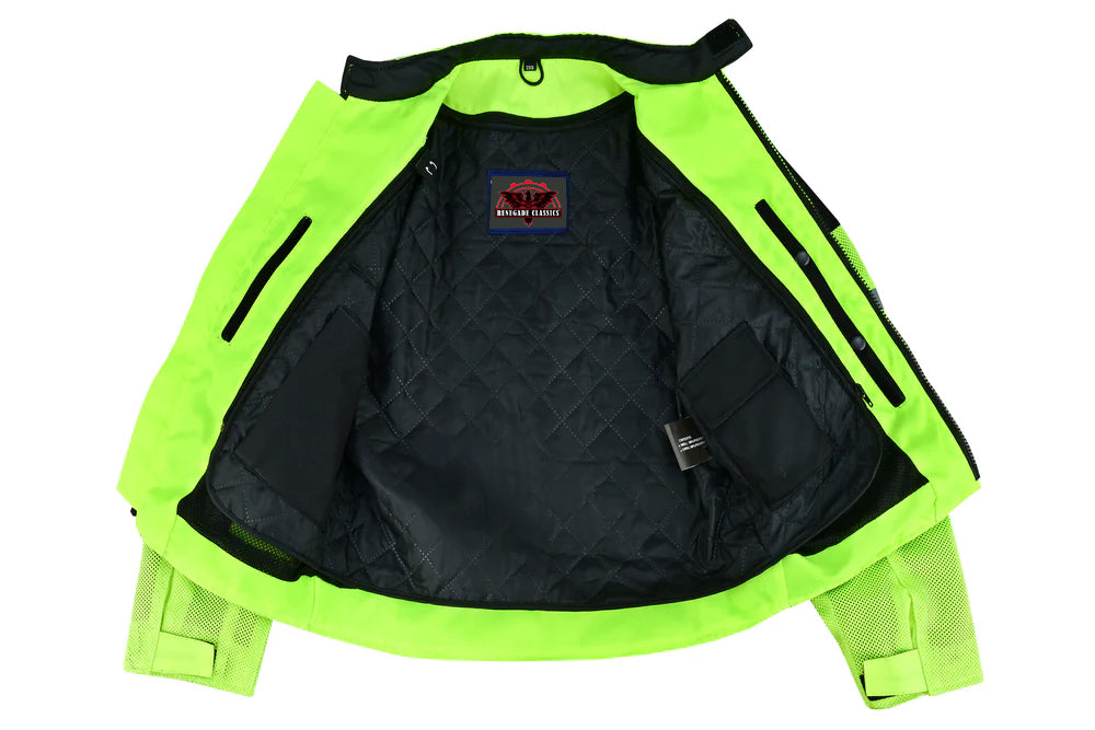 Elite Men's High-Vis Performance Mesh Jacket