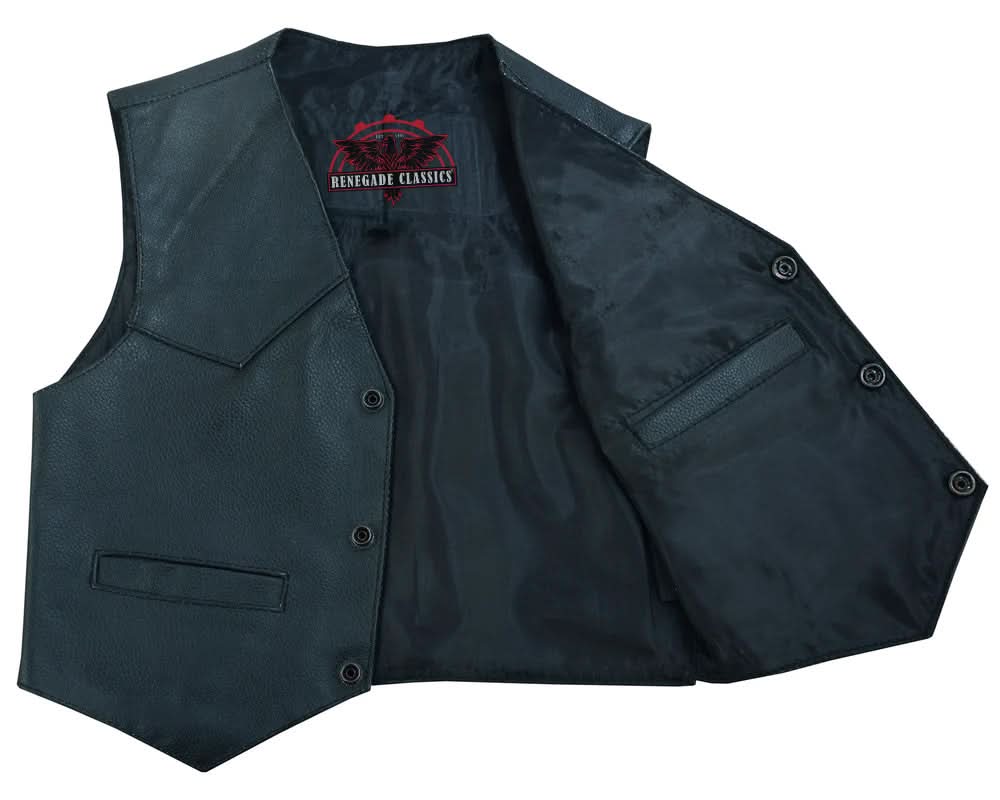 Barly  kids leather vest