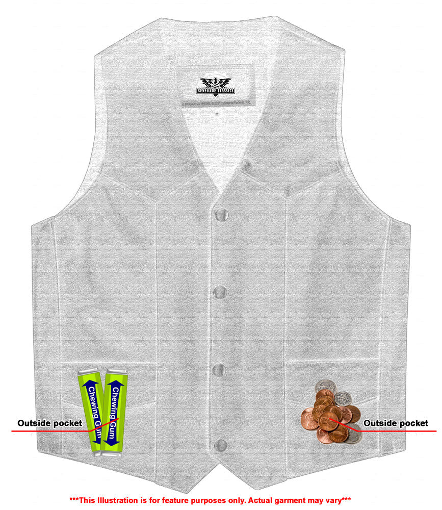 Vestivo kids leather vest