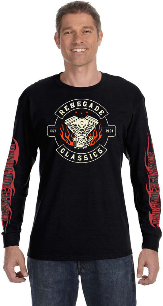 RC Rocker Vintage Men's Long Sleeve Shirt Shirts & Tops Renegade Classics