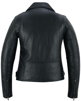 Night Shine Women's Black Fashion Leather Jacket Women's Leather Jackets Renegade Classics