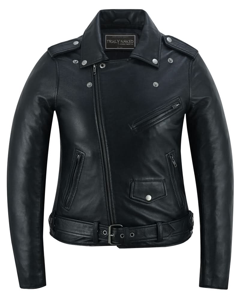 Night Shine Women's Black Fashion Leather Jacket Women's Leather Jackets Renegade Classics