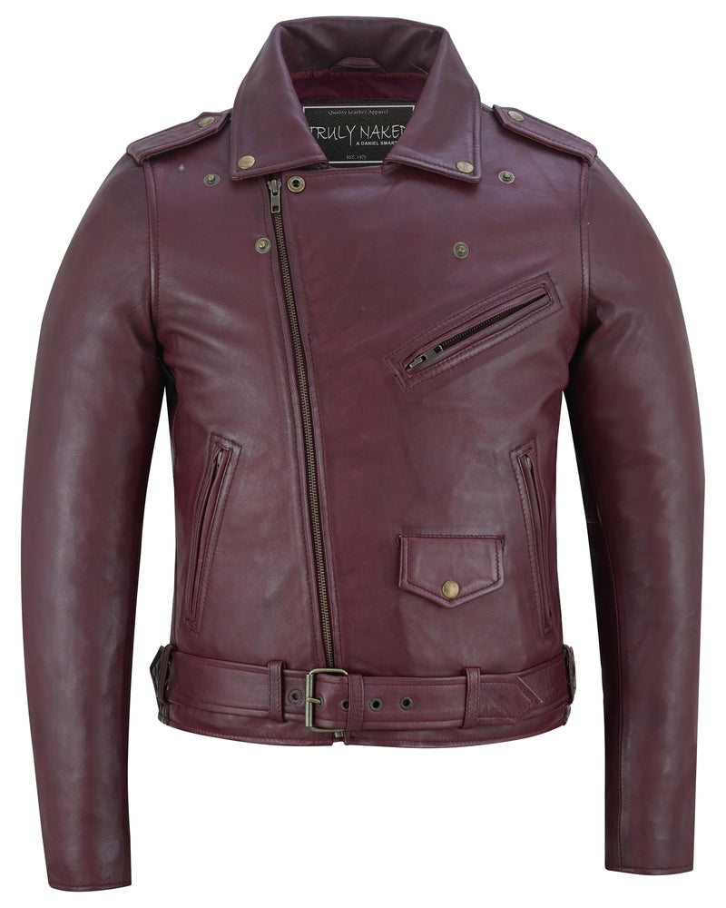 Rose Glow Women's Oxblood Fashion Leather Jacket Women's Leather Jackets Renegade Classics