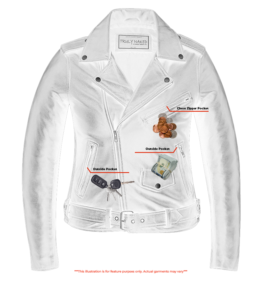 Night Shine Women's Black Fashion Leather Jacket Women's Leather Jackets Renegade Classics