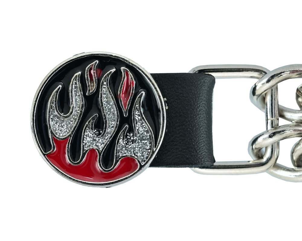 PKV144D Vest Extender - Flame Red/Silver Vest Extenders Renegade Classics