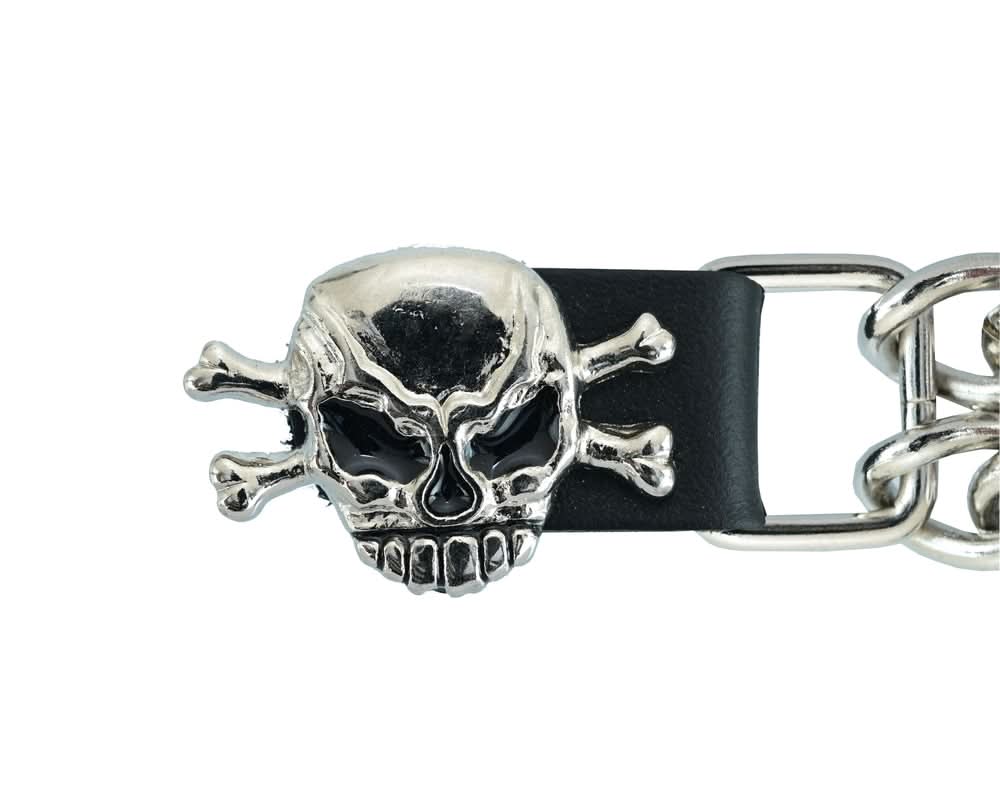 PKV147D Vest Extender - Skull W/Bones Vest Extenders Renegade Classics
