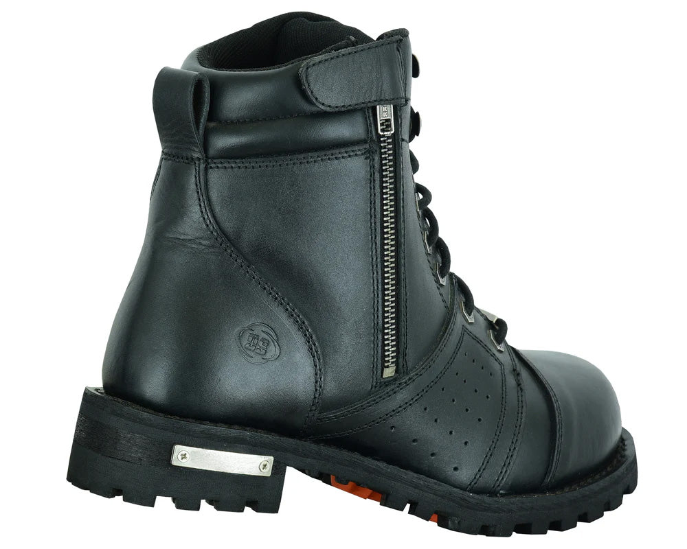 Hardtrack Men's 6"  Leather Boots – Black