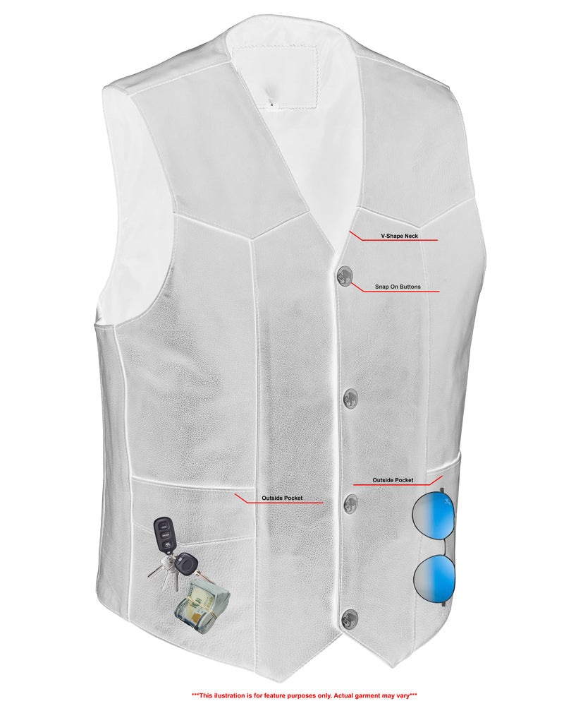 Rockus Motorcycle Leather Vest