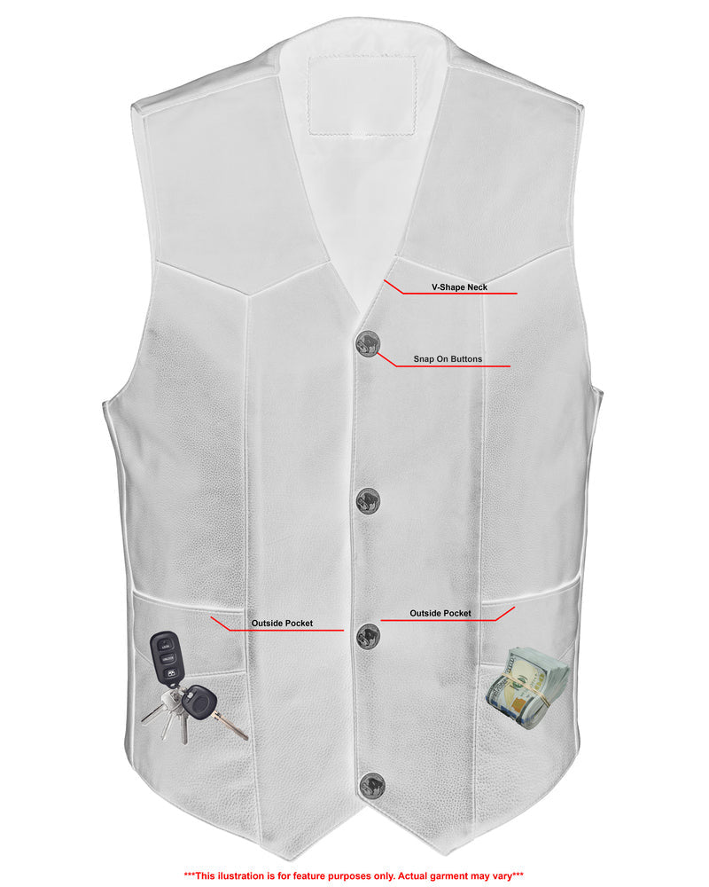 Rockus Motorcycle Leather Vest