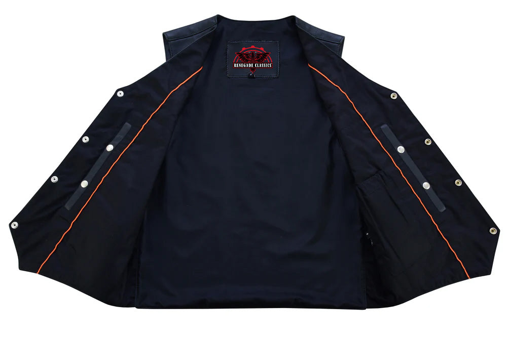 Rockus Motorcycle Leather Vest