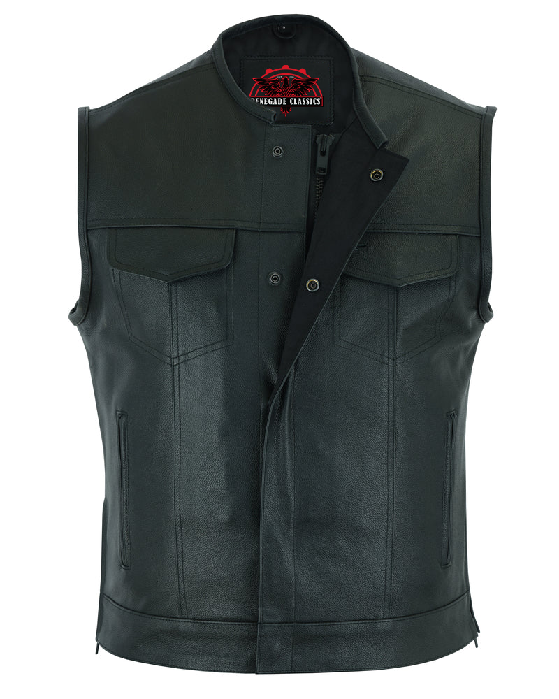 Titan Shade Eclipse Black biker Vest
