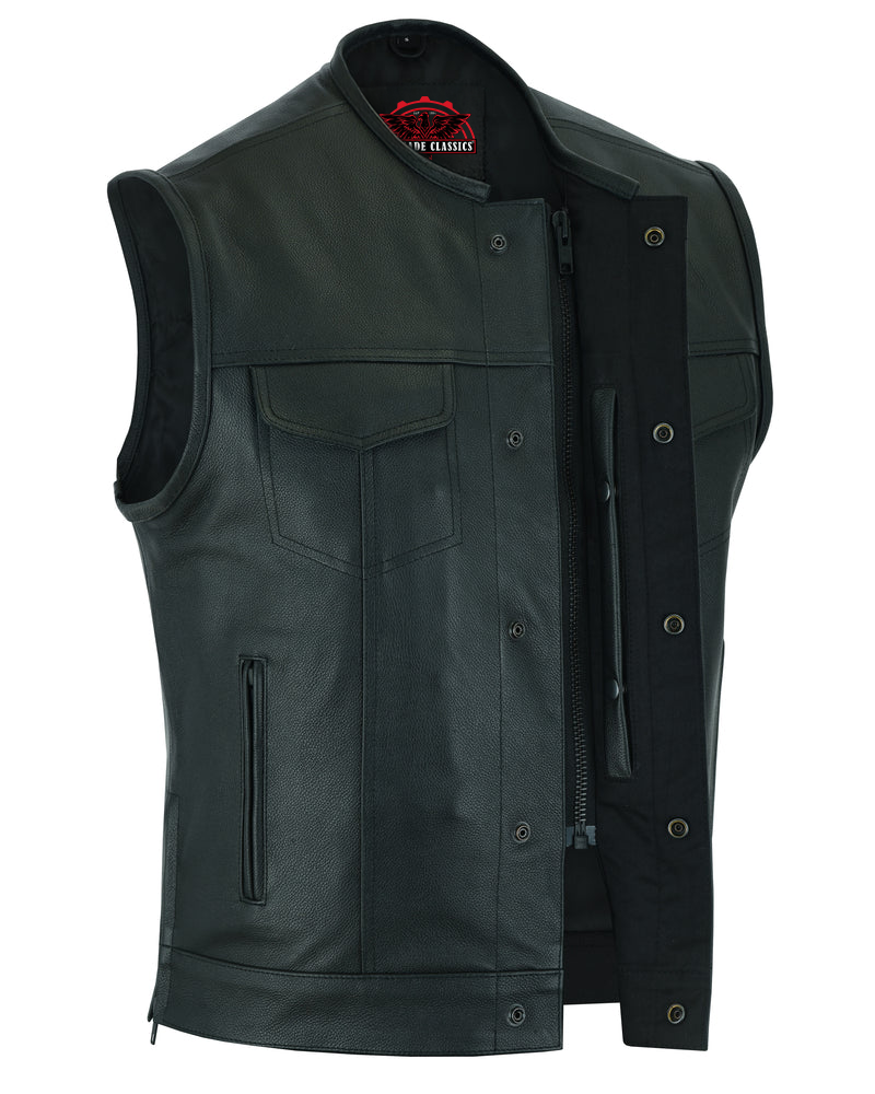 Titan Shade Eclipse Black biker Vest