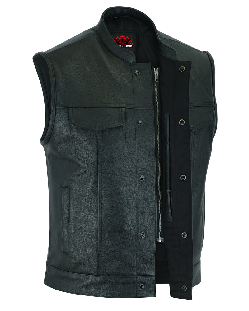 AeroRider Blackhawk  Men's Leather biker  Vest